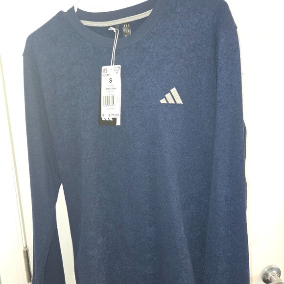 Men's ADIDAS Crew Neck Golf Sweatshirt - Size Small - Picture 1 of 3